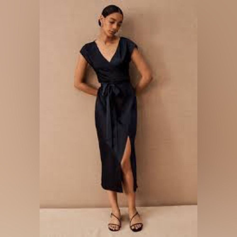 BHLDN Louisa Wrap Dress